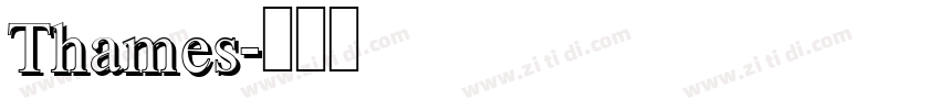 Thames字体转换