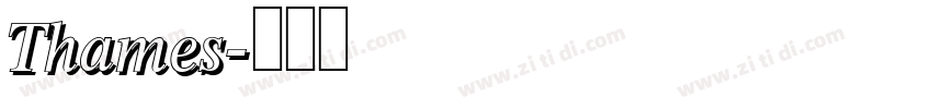 Thames字体转换