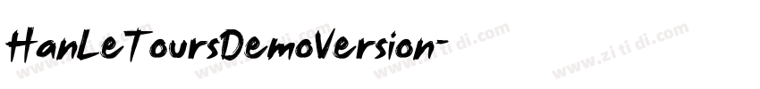 HanLeToursDemoVersion字体转换