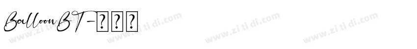 BalloonBT字体转换