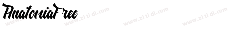 AnatomiaFree字体转换