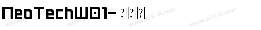 NeoTechW01字体转换