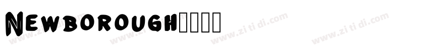 Newborough字体转换