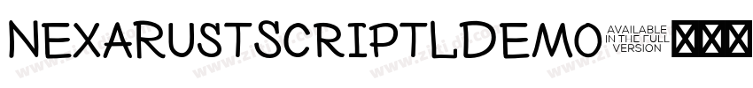NexaRustScriptLDemo字体转换 NexaRustScriptLDemo字体转换