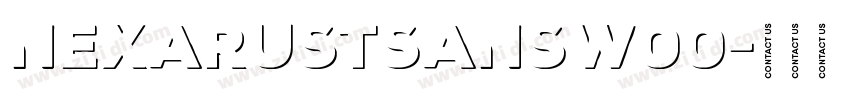 NexaRustSansW00字体转换