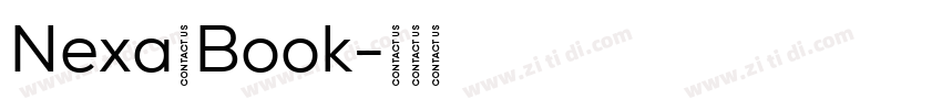 Nexa一Book字体转换