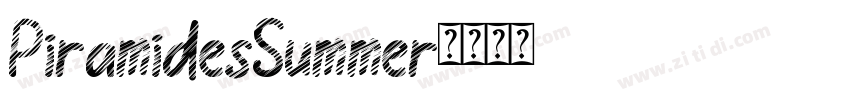 PiramidesSummer字体转换