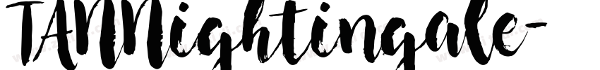 TANNightingale字体转换