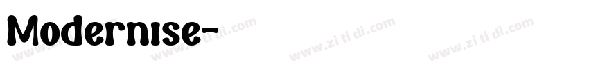 Modernise字体转换
