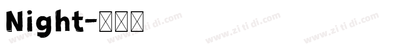 Night字体转换