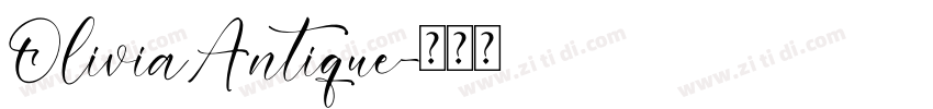 OliviaAntique字体转换