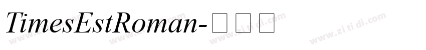 TimesEstRoman字体转换 TimesEstRoman字体转换