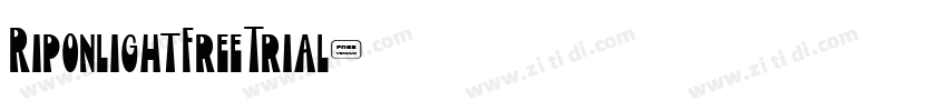 RiponlightFreeTrial字体转换