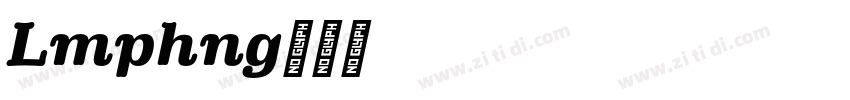 Lumphong字体转换