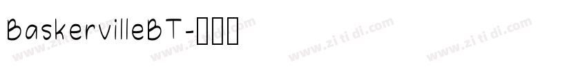 BaskervilleBT字体转换