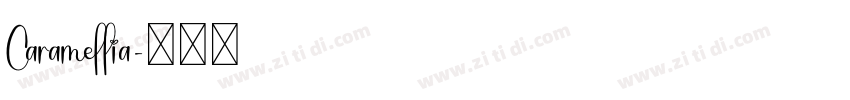 Caramellia字体转换