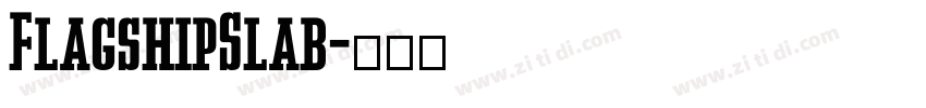 FlagshipSlab字体转换