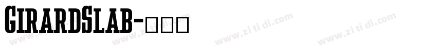 GirardSlab字体转换