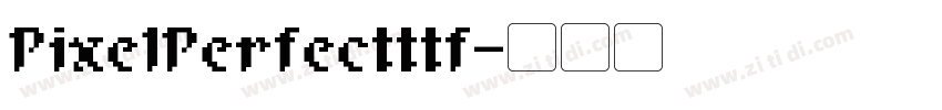 PixelPerfectttf字体转换