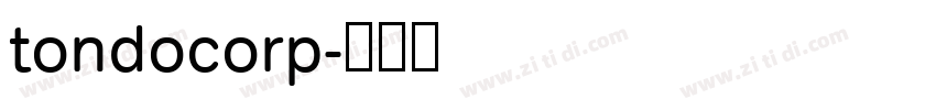 tondocorp字体转换
