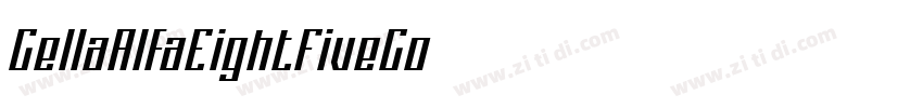CellaAlfaEightFiveCo字体转换