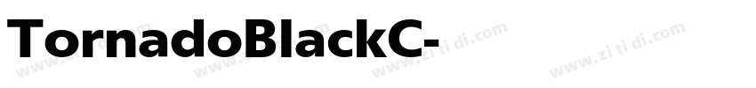 TornadoBlackC字体转换