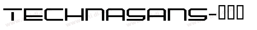 Technasans字体转换