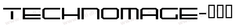Technomage字体转换