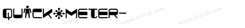 Quickometer字体转换