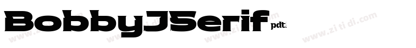 BobbyJSerif字体转换