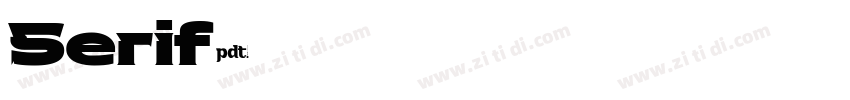 Serif字体转换