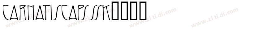 CarnatiSCapsSSK字体转换