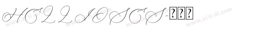 HELLIOSES字体转换