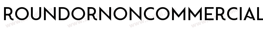 RoundorNonCommercial字体转换