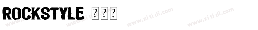 Rockstyle字体转换