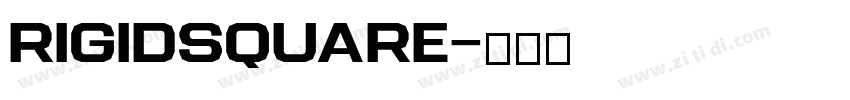 RigidSquare字体转换