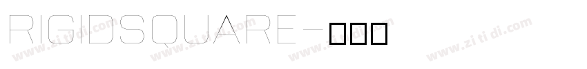 RigidSquare字体转换