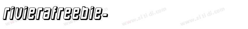 RivieraFreebie字体转换