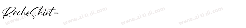 RocheShirt字体转换