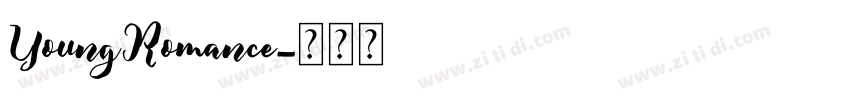 YoungRomance字体转换