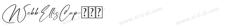 WebbEllisCup字体转换