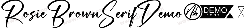 RosieBrownSerifDemo字体转换 RosieBrownSerifDemo字体转换