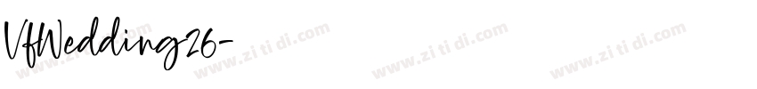 VfWedding26字体转换