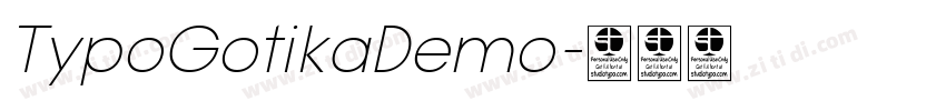 TypoGotikaDemo字体转换
