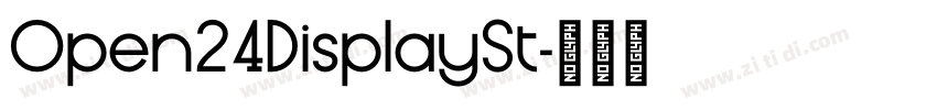 Open24DisplaySt字体转换