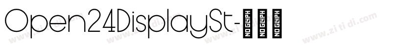 Open24DisplaySt字体转换