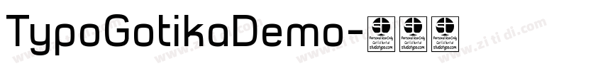TypoGotikaDemo字体转换