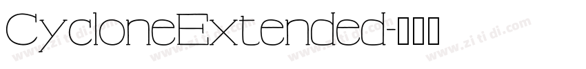 CycloneExtended字体转换