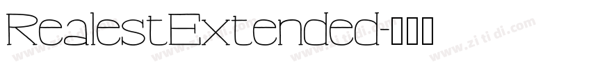 RealestExtended字体转换