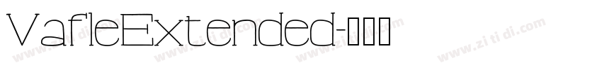 VafleExtended字体转换